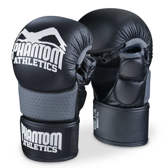 MMA Sparring Gloves, Size: L/XL, Colour: Schwarz