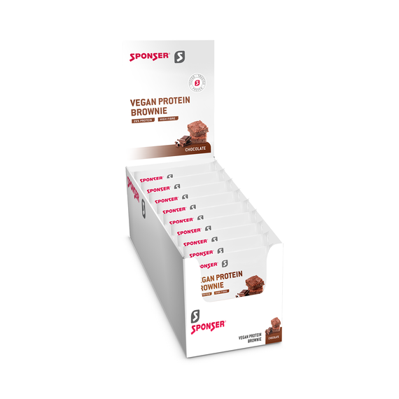 Vegan Protein Brownie 50g Sponser (pack of 12) | Chocolate