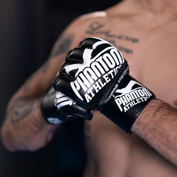Gants de combat MMA APEX Blackout, Taille: S/M, Couleur: Noir, 4 image