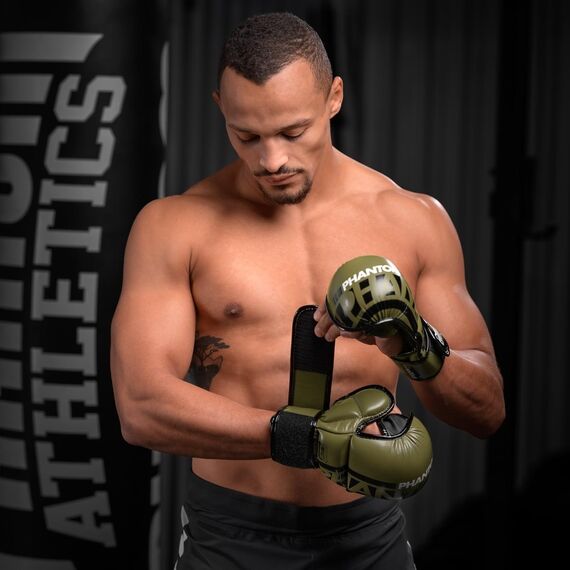 MMA Sparring Gloves APEX, Size: S/M, Colour: Khaki, 10 image