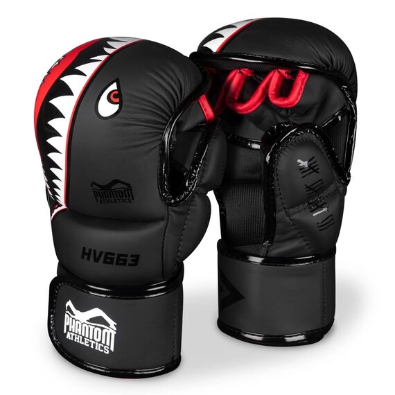 MMA Sparring Gloves, Size: S/M, Colour: Schwarz