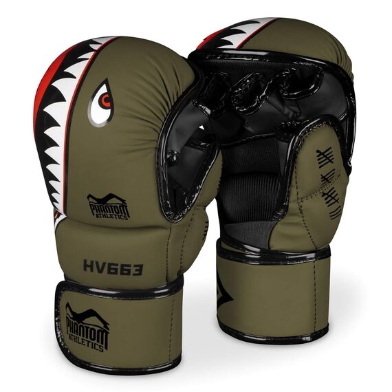 MMA Sparring Gloves, Size: S/M, Colour: Khaki