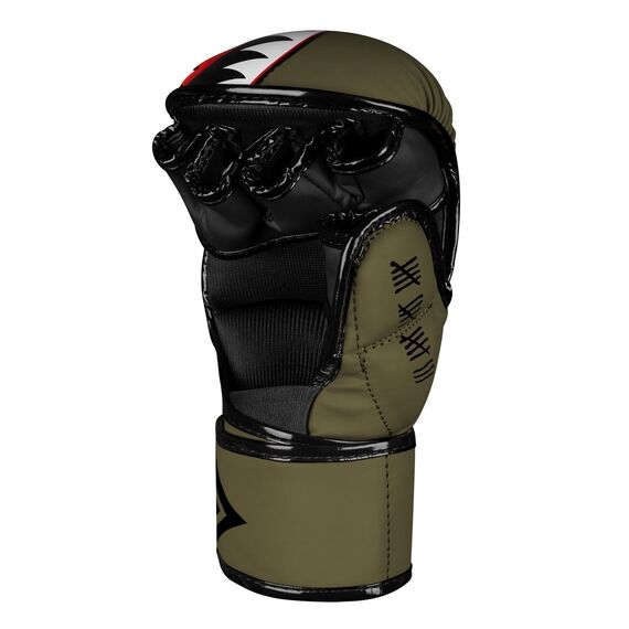 MMA Sparring Gloves, Size: S/M, Colour: Khaki, 3 image