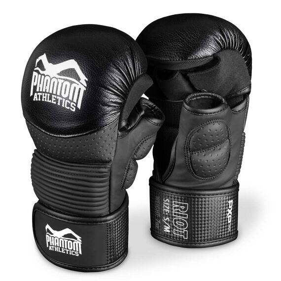 MMA Sparring Handschuhe, Bekleidungsgrösse: S/M, Farbe: Schwarz