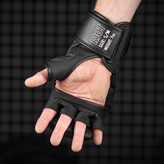 MMA Sparring Handschuhe, Bekleidungsgrösse: S/M, Farbe: Schwarz, 4 image