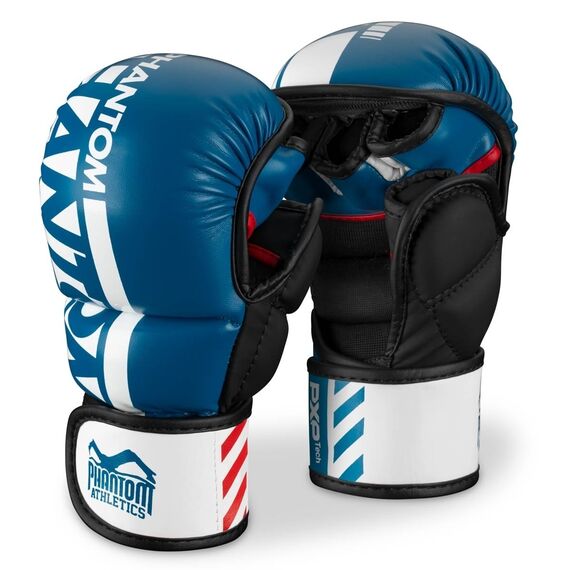 Gants MMA Sparring APEX, Taille: S/M, Couleur: Bleu