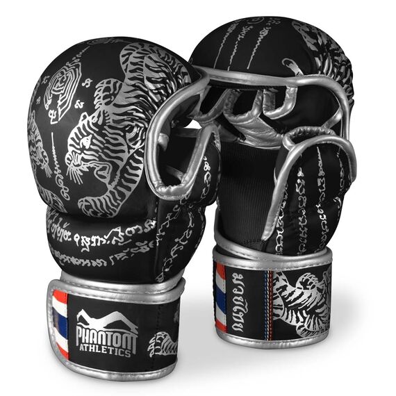 MMA Muay Thai Sparring-Handschuhe, Bekleidungsgrösse: S/M, Farbe: Schwarz