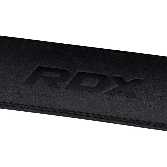 RDX 4 Inch Padded Leather Weightlifting Fitness Gym Belt, Size: 2XL, Colour: Schwarz, 4 image