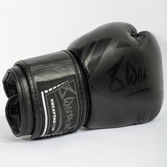 8 WEAPONS Boxing Gloves - Shift black-matt 12 Oz, Colour: Schwarz, OZ: 12oz, 6 image