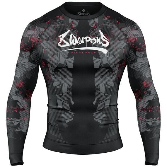 Kompressions-T-Shirt langarm - Hit 2.0, Bekleidungsgrösse: S, Farbe: Schwarz