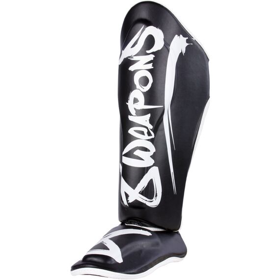 8 Weapons Shin Guards - Unlimited, Colour: Schwarz, Size: S, 2 image