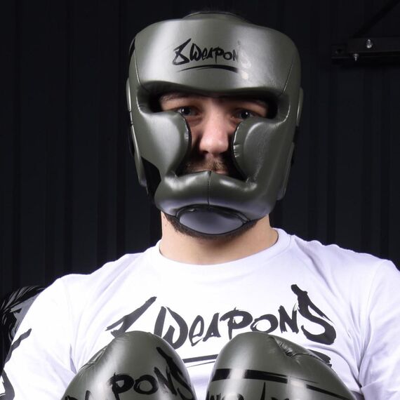 Head Guard - Unlimited olive S/M, Colour: Khaki, Size: S-M, 3 image