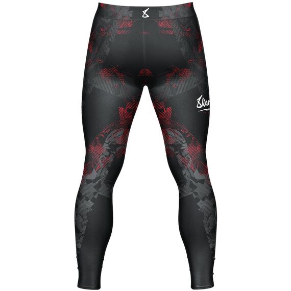 8 WEAPONS Compression Pants, Hit 2.0, black-red, S, Size: S, Colour: Schwarz, 2 image