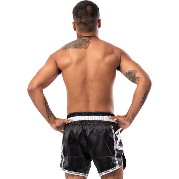 8 Weapons Muay Thai Shorts Carbon -  Night 2.0, Colour: Schwarz, Size: S, 6 image