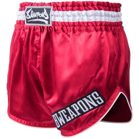 8 Weapons Muay Thai Shorts Retrofight, Colour: Rot, Size: XL, 2 image