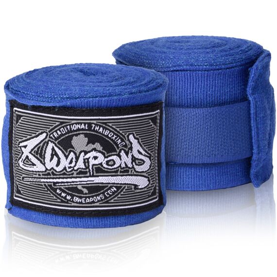 8 Weapons Handwraps semi-elastic, Colour: Blue, Length: 5.0m