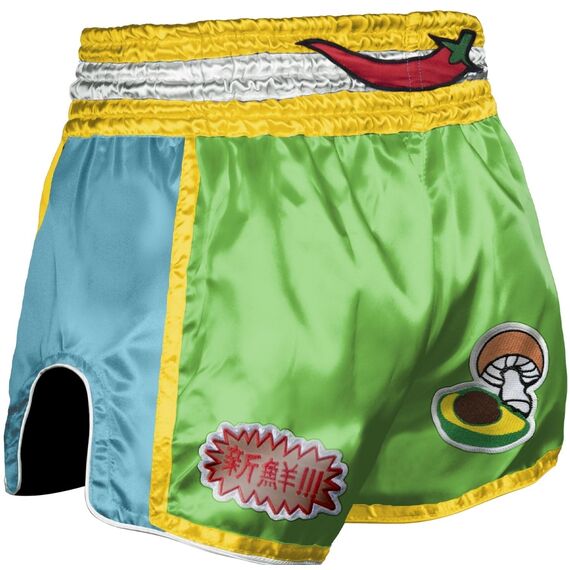 8 WEAPONS Muay Thai Shorts - Yummy green L, Size: L, Colour: Green, 2 image
