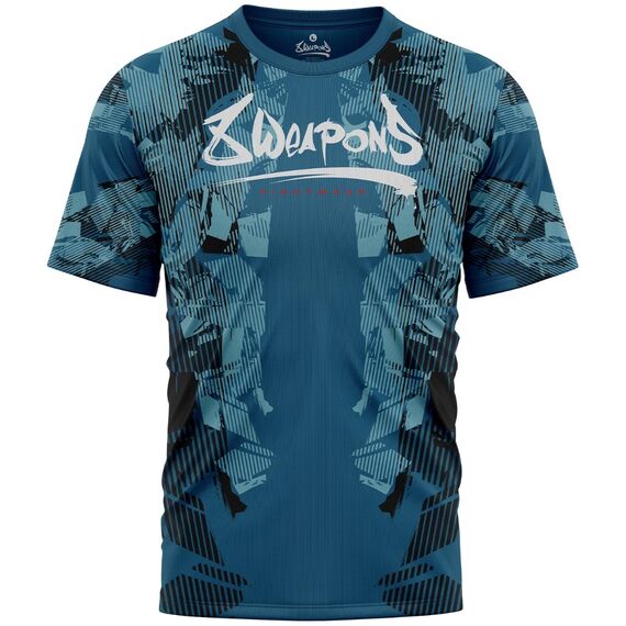 Funktional T-Shirt, Hit 2.0, Bekleidungsgrösse: 2XL, Farbe: Blau Neon