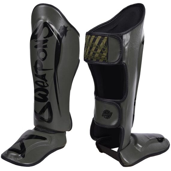 Shin Guards - Unlimited olive XL, Size: XL, Colour: Khaki