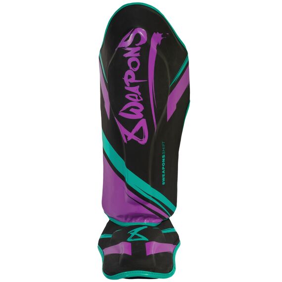 8 WEAPONS Shin Guards - Shift cyber S, Size: S, Colour: Violett, 3 image