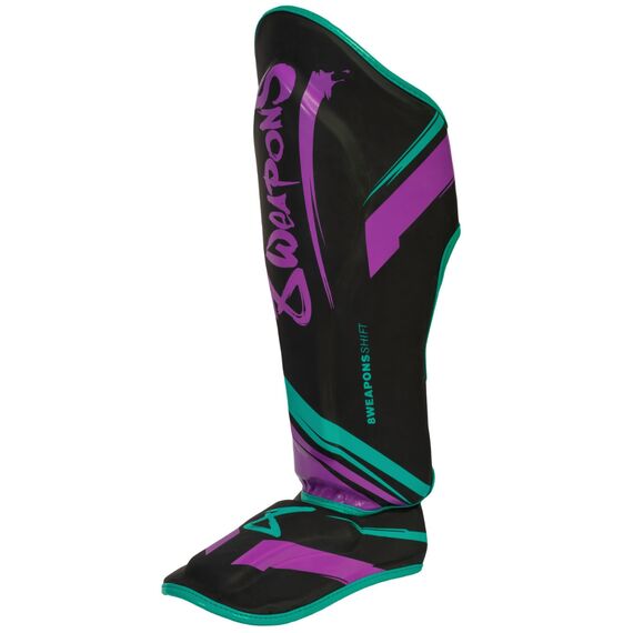 8 WEAPONS Shin Guards - Shift cyber S, Size: S, Colour: Violett, 4 image