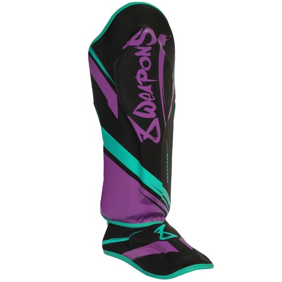 8 WEAPONS Shin Guards - Shift cyber S, Size: S, Colour: Violett, 5 image