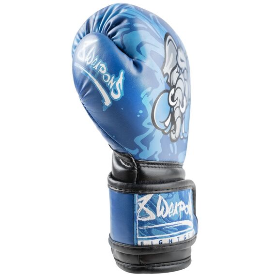 8 WEAPONS Kids Boxing Glove - Jipe blue 8 Oz, Colour: Blue, OZ: 8oz, 4 image