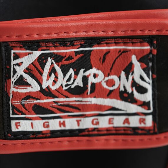 8 WEAPONS Kids Shin Guards - Joe black-red L/XL, Colour: Rot, Size: L-XL, 3 image