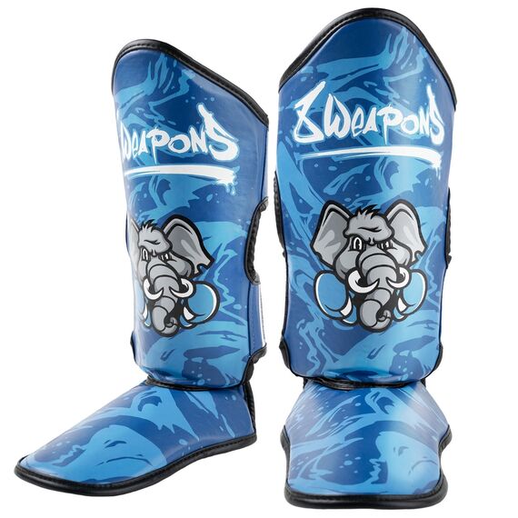 Protège-tibias enfants - Jipe, Couleur: Bleu, Taille ne pas utiliser: L-XL