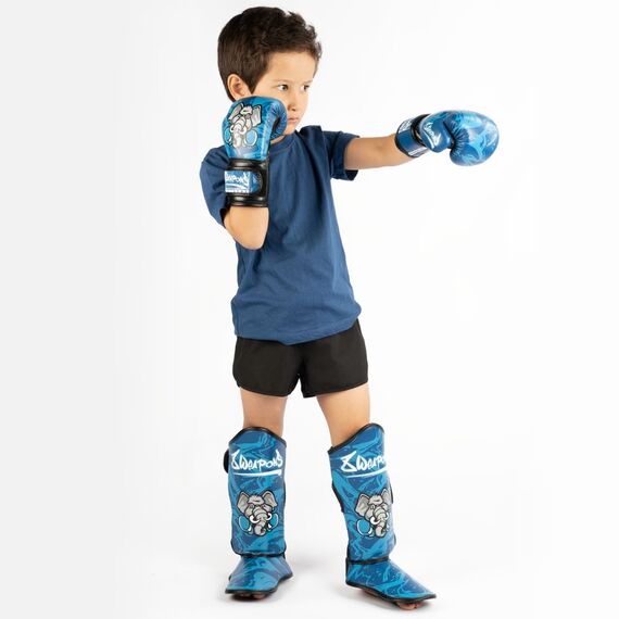 Protège-tibias enfants - Jipe, Couleur: Bleu, Taille ne pas utiliser: L-XL, 7 image