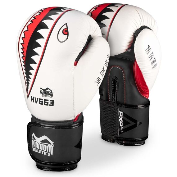 Boxhandschuhe Fight Squad, Farbe: Weiss, OZ: 10oz