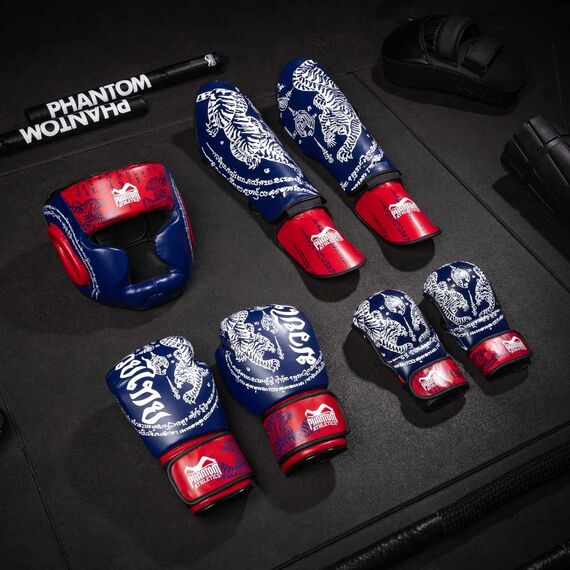 Muay Thai MMA  sparring gloves, Size: S/M, Colour: Blue, 4 image