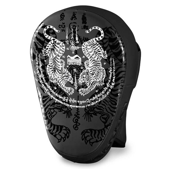 Muay Thai Focus Mitts, Size: One Size, Colour: Schwarz, 2 image