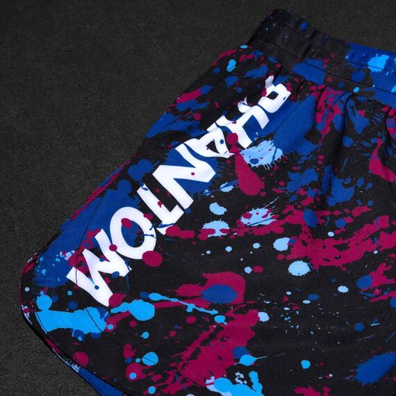 Short de combat FUSION Splatter, Taille: L, Couleur: Bleu, 4 image