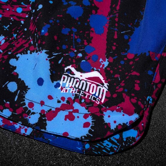 Fightshorts FUSION Splatter, Size: M, Colour: Blue, 3 image