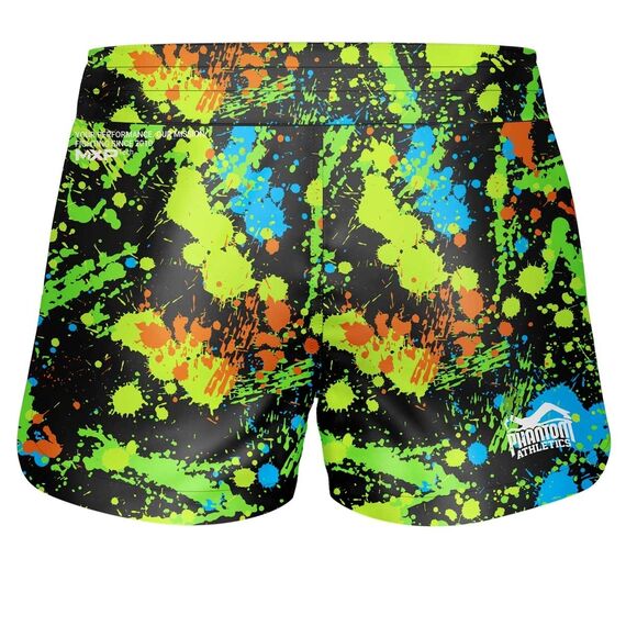 Fightshorts FUSION Splatter /Neon, Bekleidungsgrösse: M, Farbe: Grün, 2 image