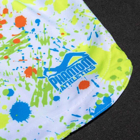 Fightshorts FUSION Splatter /Neon, Size: M, Colour: Weiss, 5 image