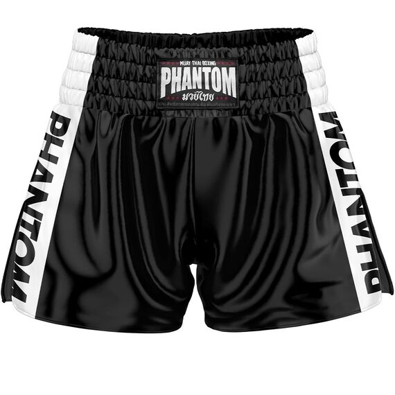 Short de Muay Thai Apex, Taille: M, Couleur: Noir