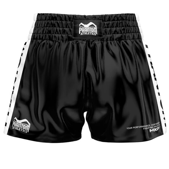 Short de Muay Thai Apex, Taille: XL, Couleur: Noir, 2 image