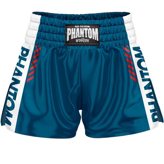 Short de Muay Thai Apex, Taille: 2XL, Couleur: Bleu
