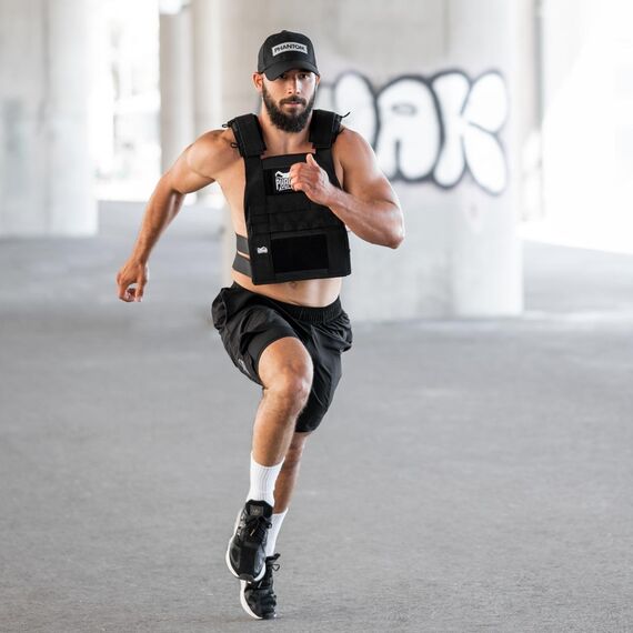 Gilet d'entraînement Phantom - taille unique / avec 20LB (9kg), Couleur: Noir, Poids kg: 9 , 4 image