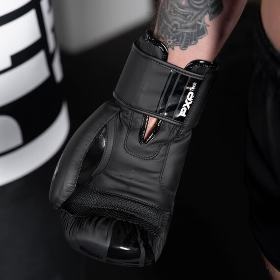 Gants de boxe APEX, Couleur: Noir, OZ: 10oz, 5 image
