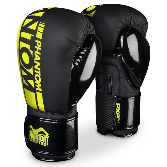 Boxhandschuhe APEX, Farbe: Schwarz, OZ: 12oz