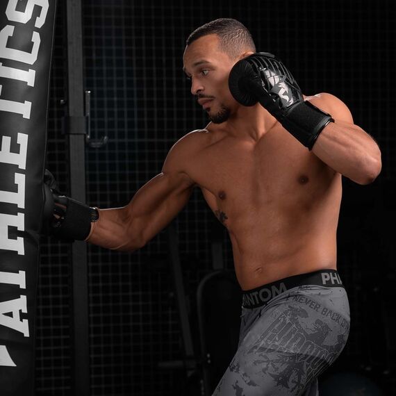 Gants de boxe Eagle, Couleur: Noir, OZ: 10oz, 4 image