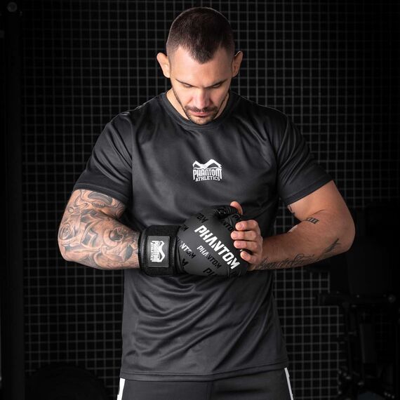 Gants de boxe VELCRO, Couleur: Noir, OZ: 10oz, 4 image