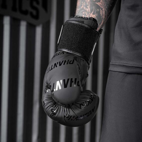 Gants de boxe VELCRO, Couleur: Noir, OZ: 10oz, 5 image