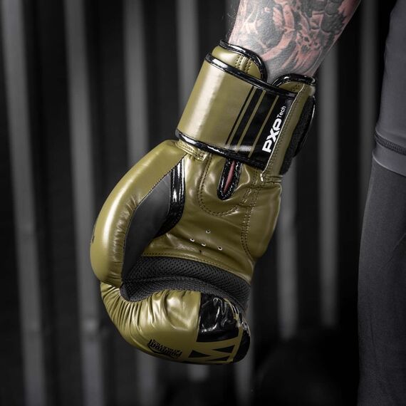 Boxhandschuhe APEX, Farbe: Khaki, OZ: 10oz, 4 image