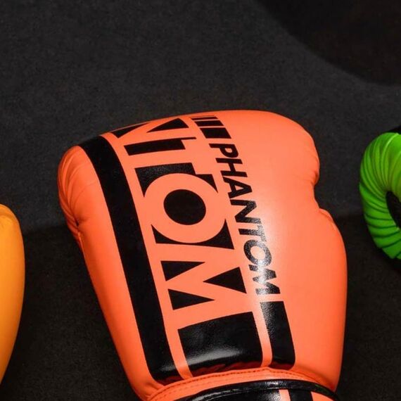 Gants de boxe APEX, Couleur: Rouge, OZ: 12oz, 4 image
