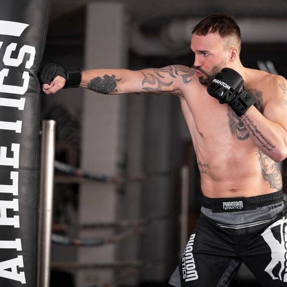 MMA Fight Gloves APEX, Size: S/M, Colour: Schwarz, 5 image