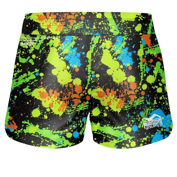 Fightshorts FUSION Splatter /Neon, Size: L, Colour: Green, 2 image